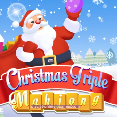 play Christmas Triple Mahjong online