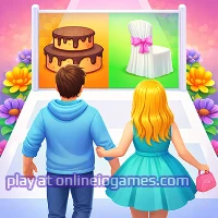 play Couple Wedding Race Game online