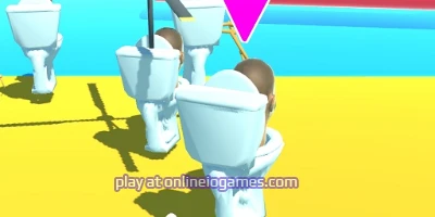 play Fall Skibidi Toilet online