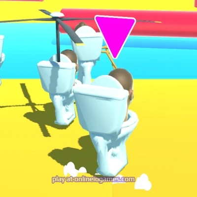 play Fall Skibidi Toilet online