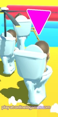 play Fall Skibidi Toilet online
